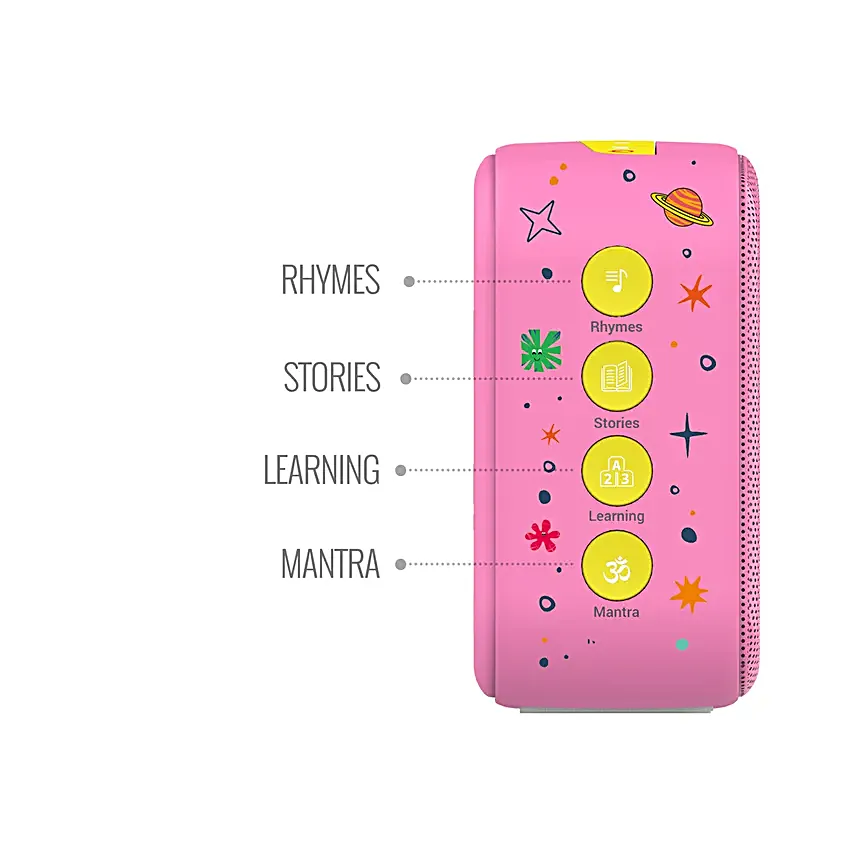 Saregama Carvaan For Kids Pink