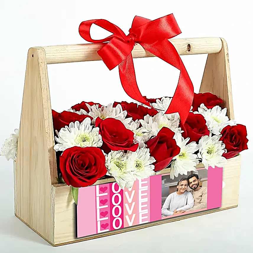 Scarlet Whispers of Rose N Daisy