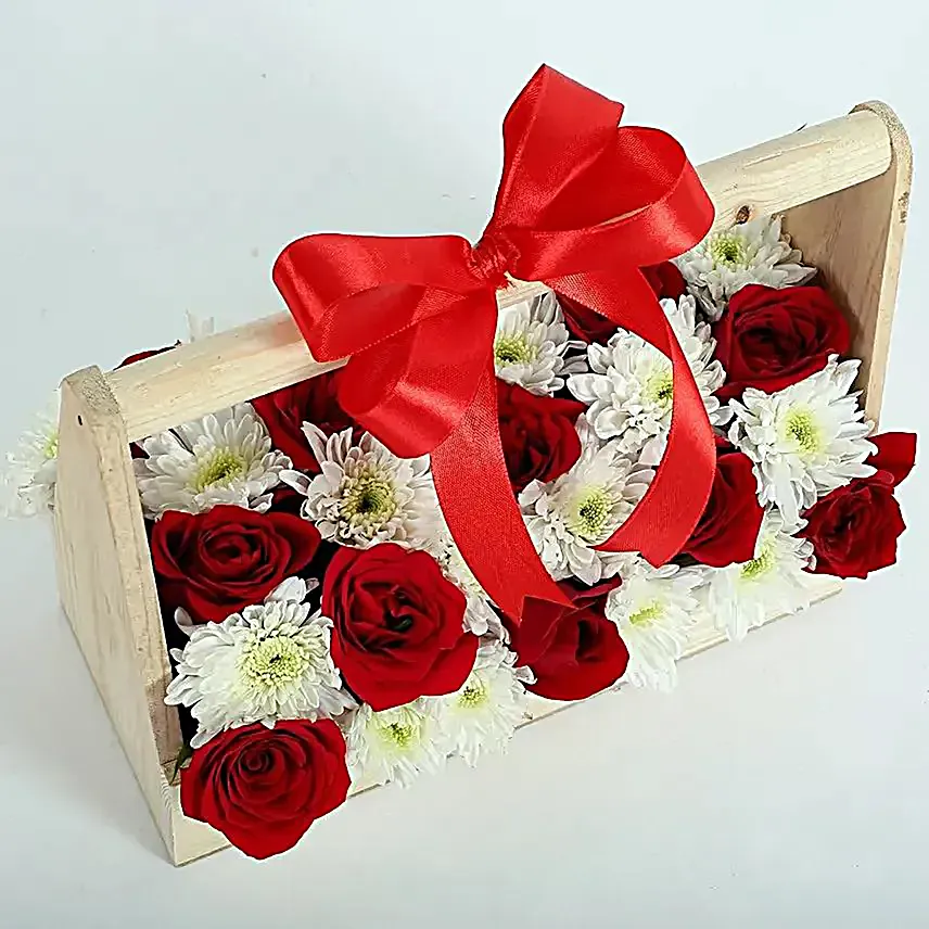 Scarlet Whispers of Rose N Daisy