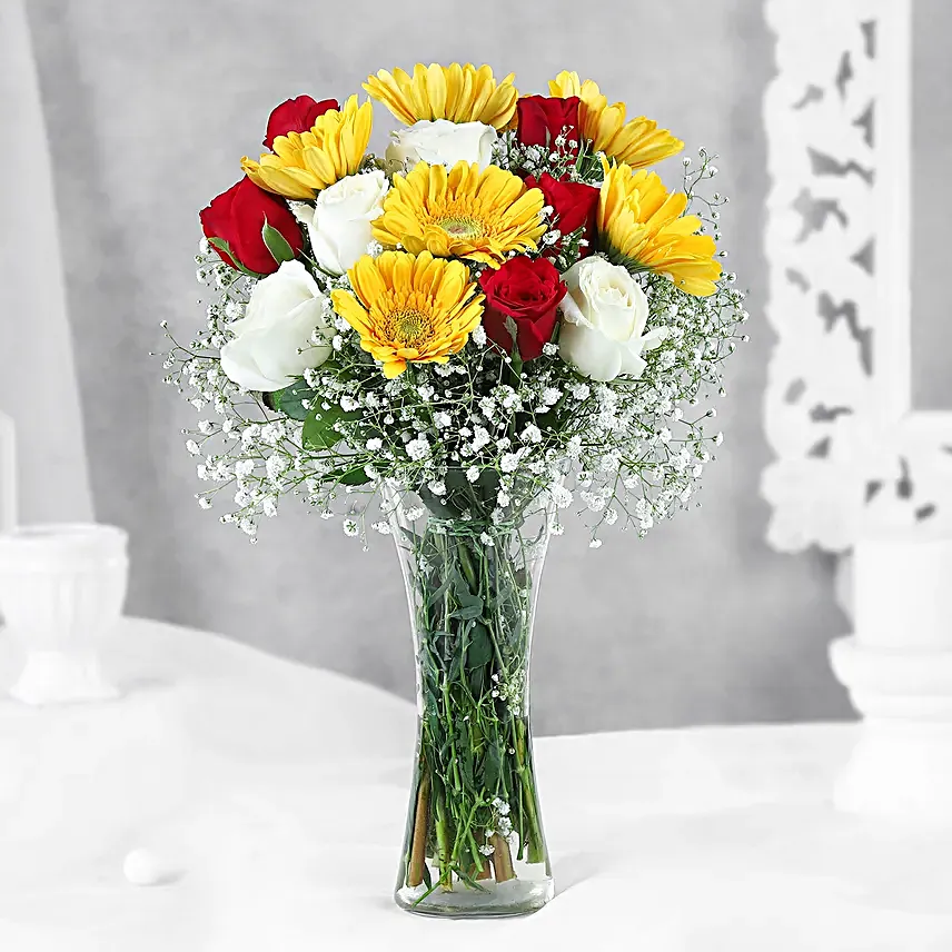 Scintillating Floral Mix