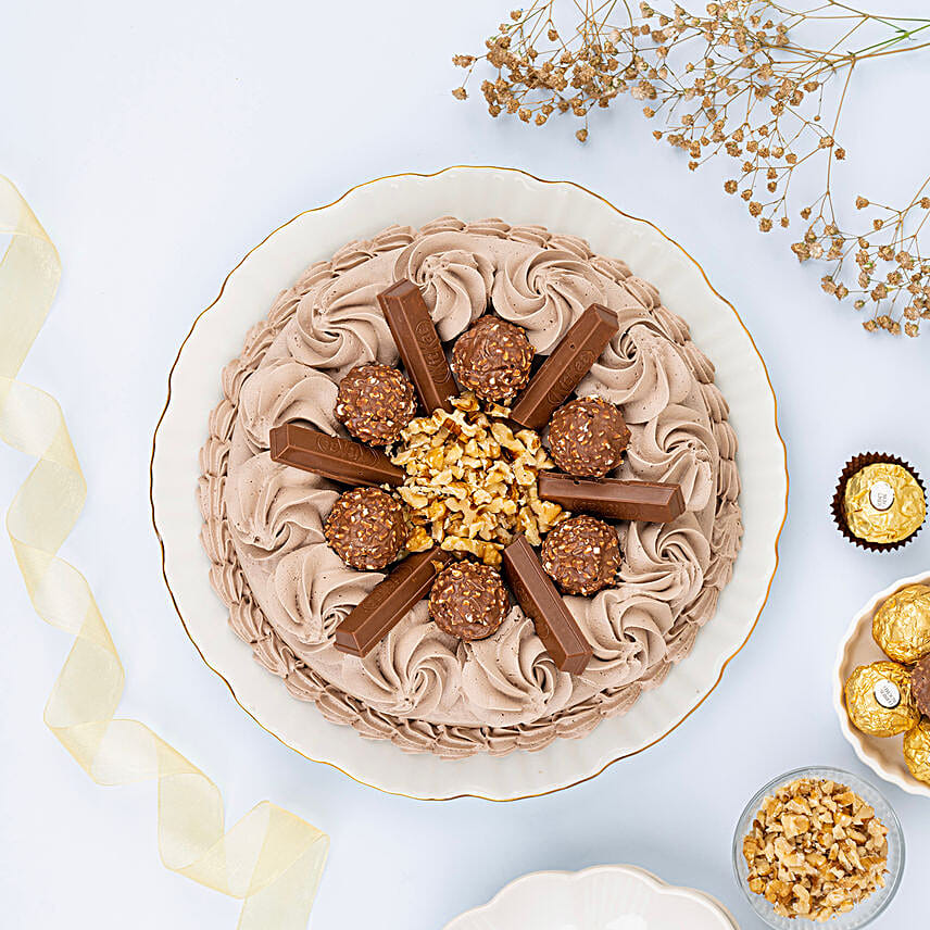 Scrumptious Rocher Chocolate Cake 1 Kg