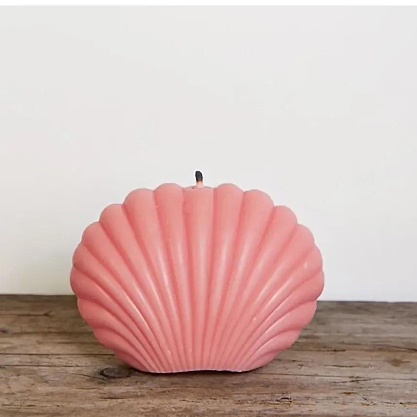 Seashell Candle Pink