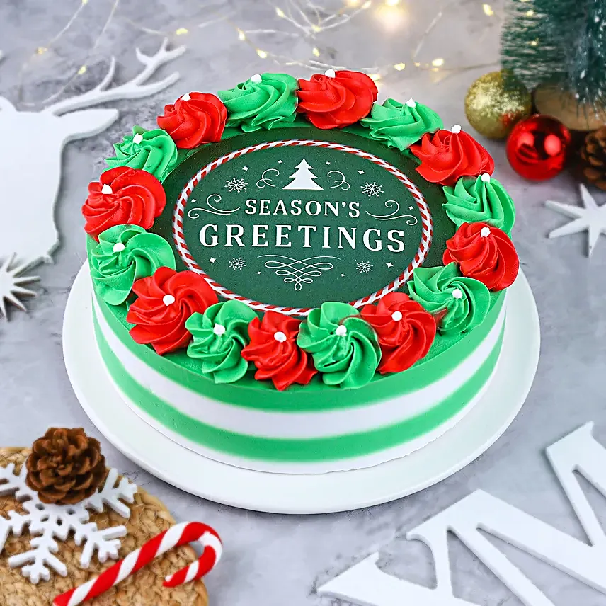 Seasons Greetings Chocolate Cake 1Kg