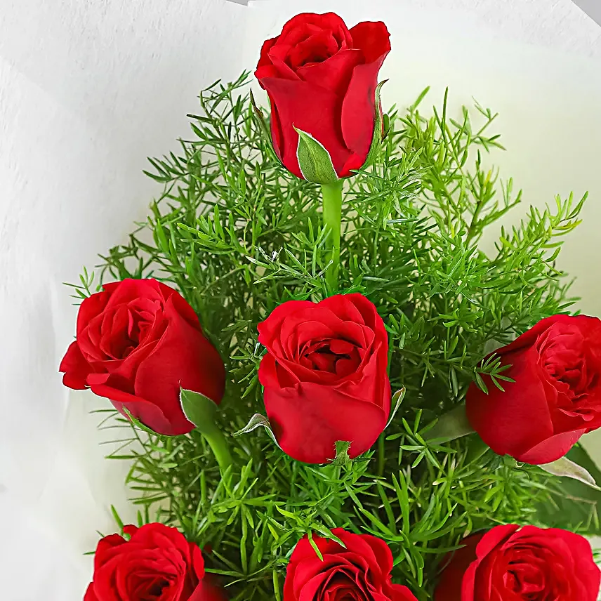 Order Online Red Roses Bunch