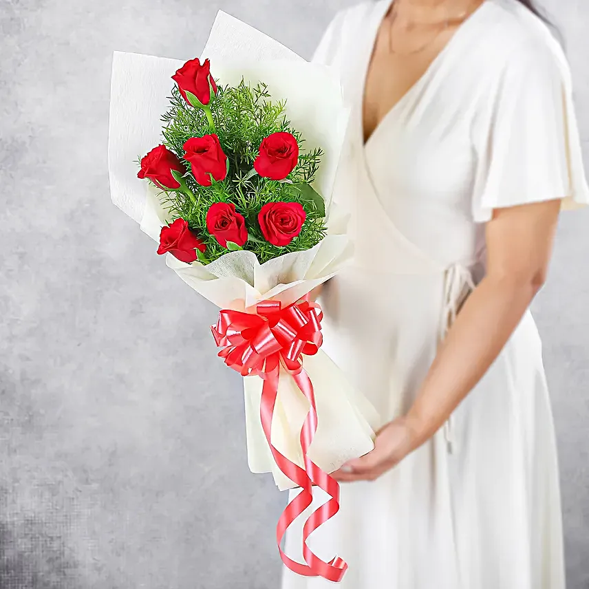 Order Online Red Roses Bunch
