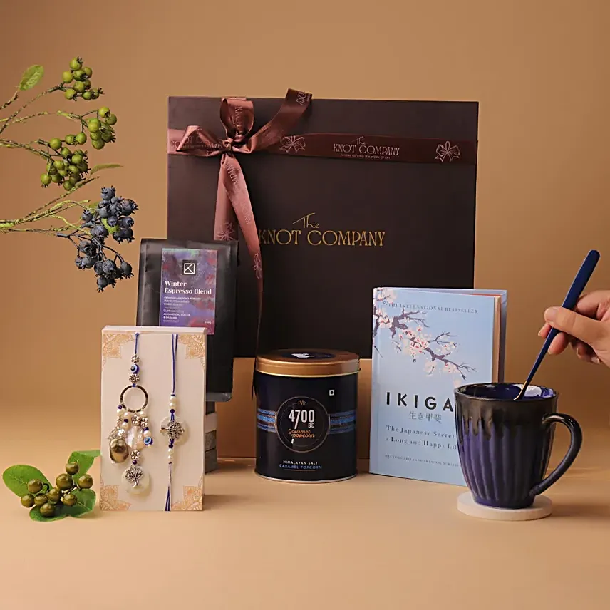 Serene Blue Bliss Rakhi Hamper