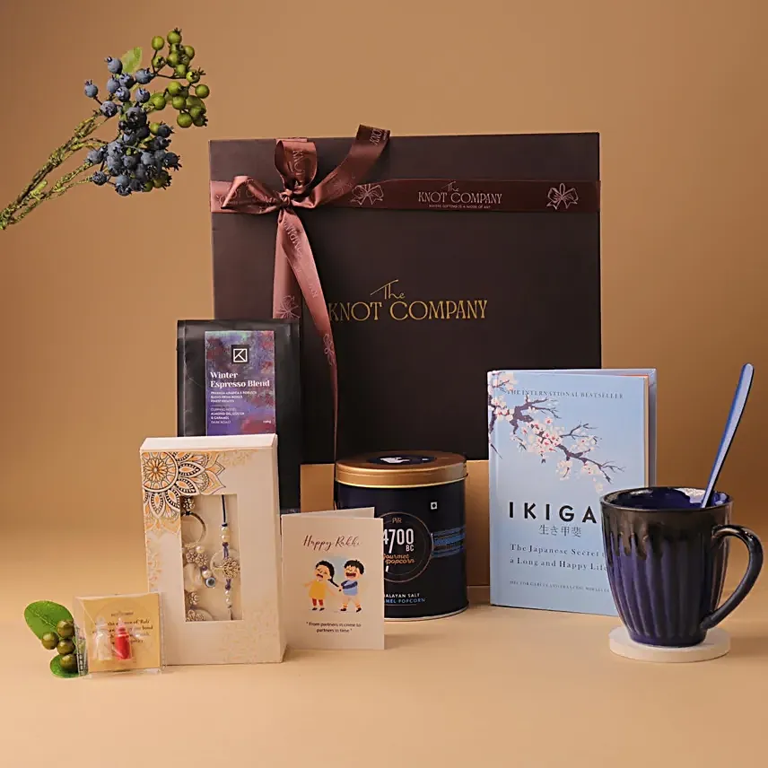 Serene Blue Bliss Rakhi Hamper