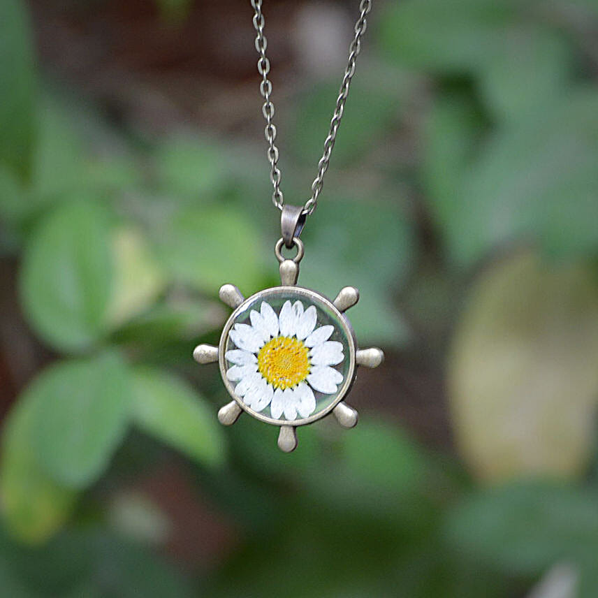 Serene Voyage Resin Necklace