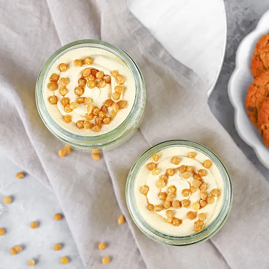Set of 2 Butterscotch Jar Cake