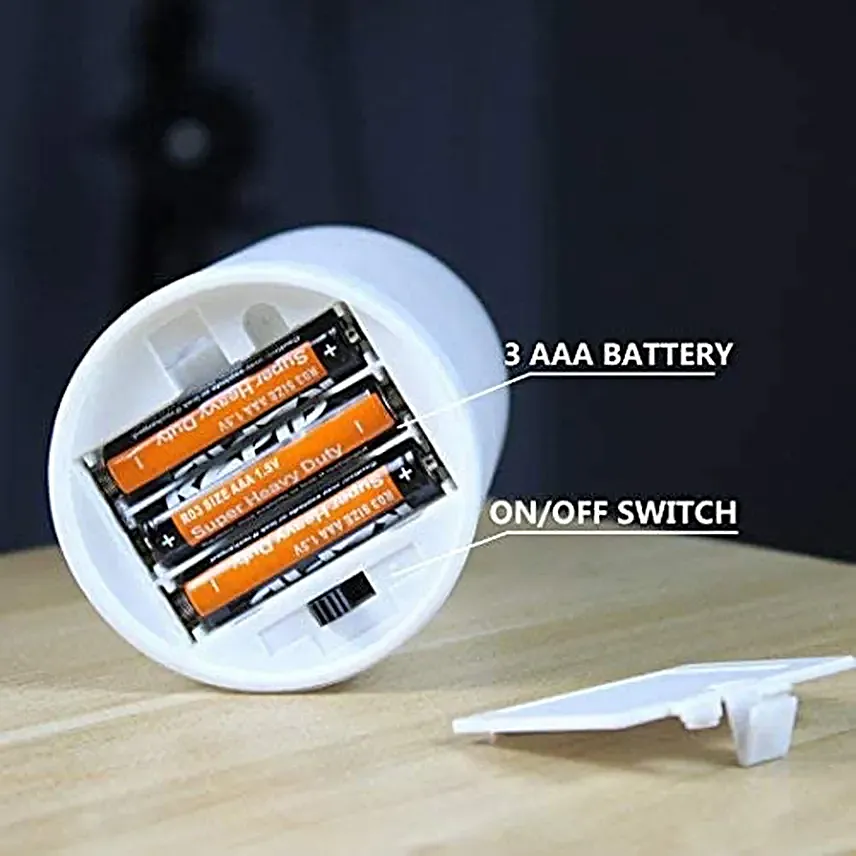 Set Of 3 LED Candles With Remote