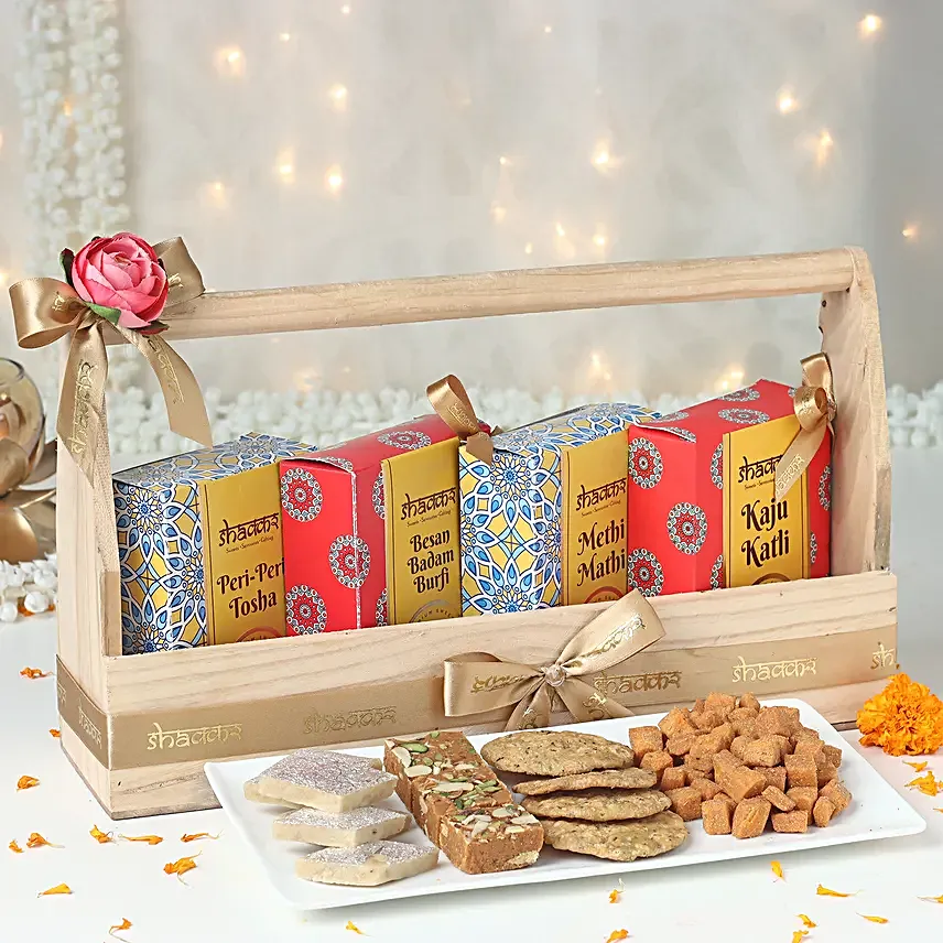 Shakkr Sweets N Savouries Basket