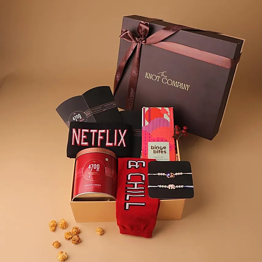 Sibling Movie Marathon Hamper For Rakhi