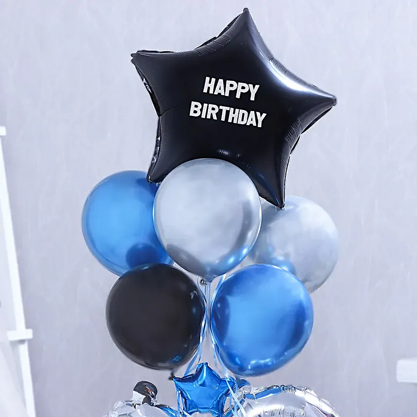 Silver Starlight Balloon Bouquet