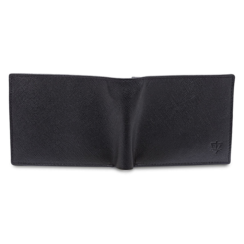 Sleek Black Leather Wallet