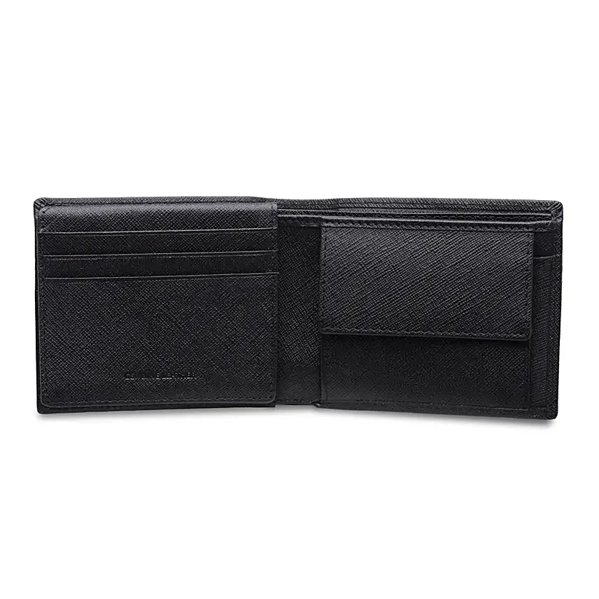 Sleek Black Leather Wallet