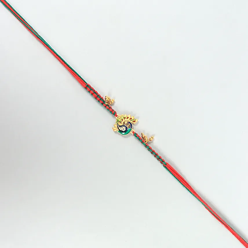 Sneh Admirable Peacock Rakhi