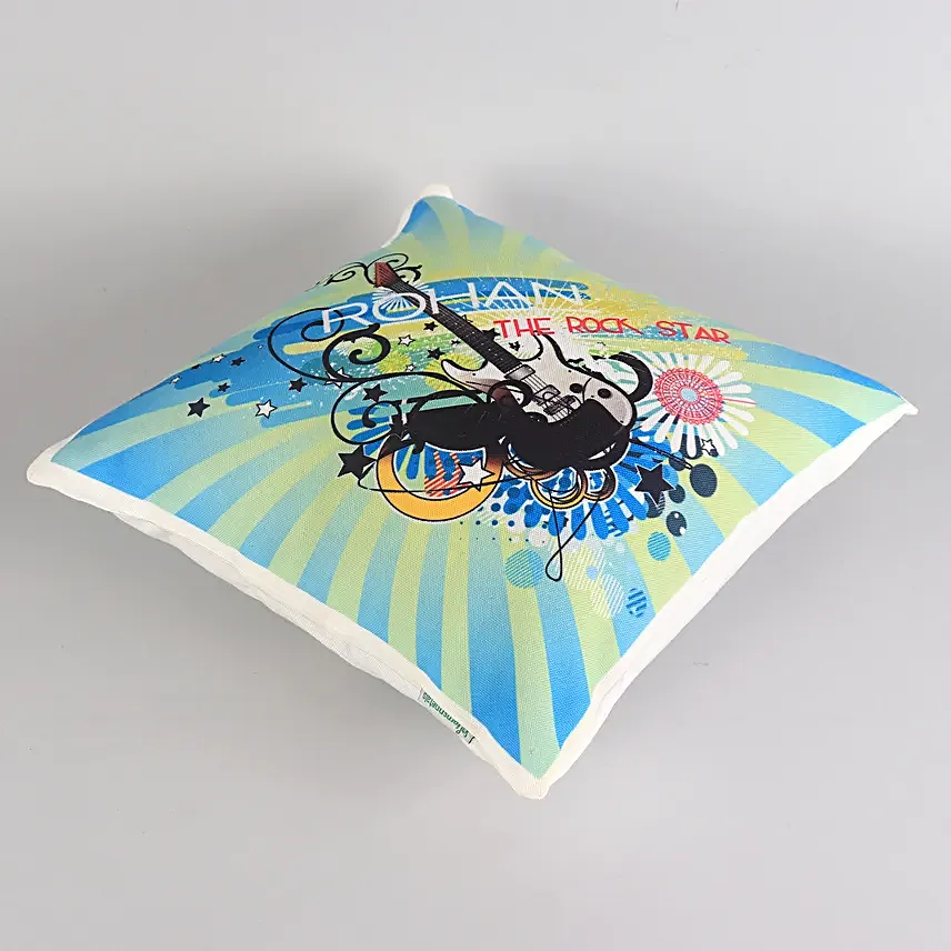 Sneh Bal Hanuman Kids Rakhi and Personalised Cushion