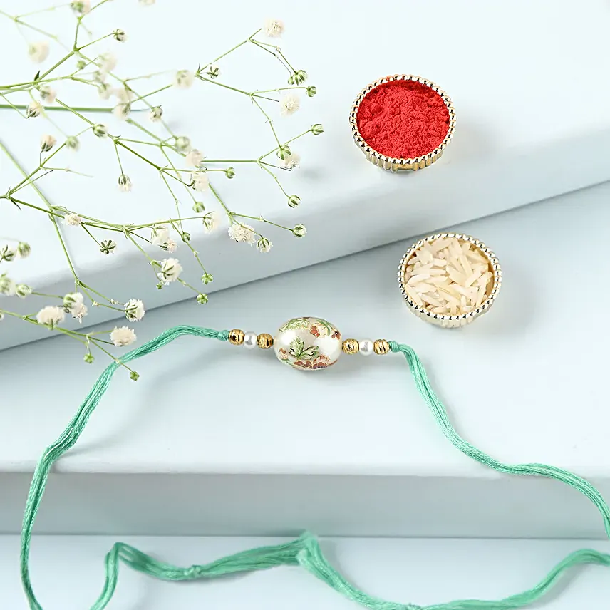 Sneh Classy Look Japanese Diamond Rakhi