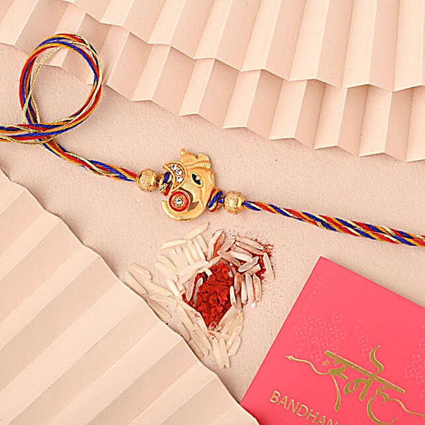 Sneh Lord Ganesha Rakhi and Personalised Photo Mug