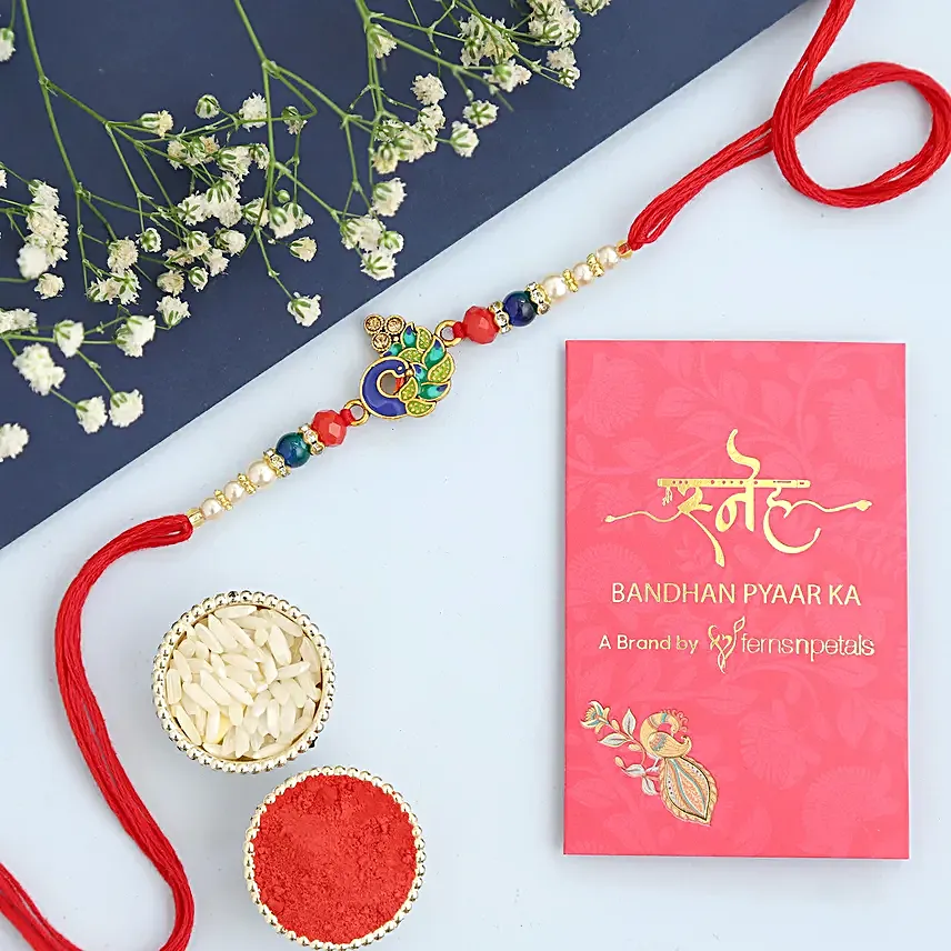 Sneh Peacock Rakhi N Mera Bhai Mug
