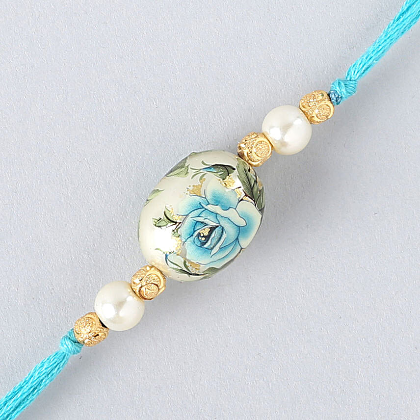 Sneh Stunning Japanese Diamond Blue Rakhi