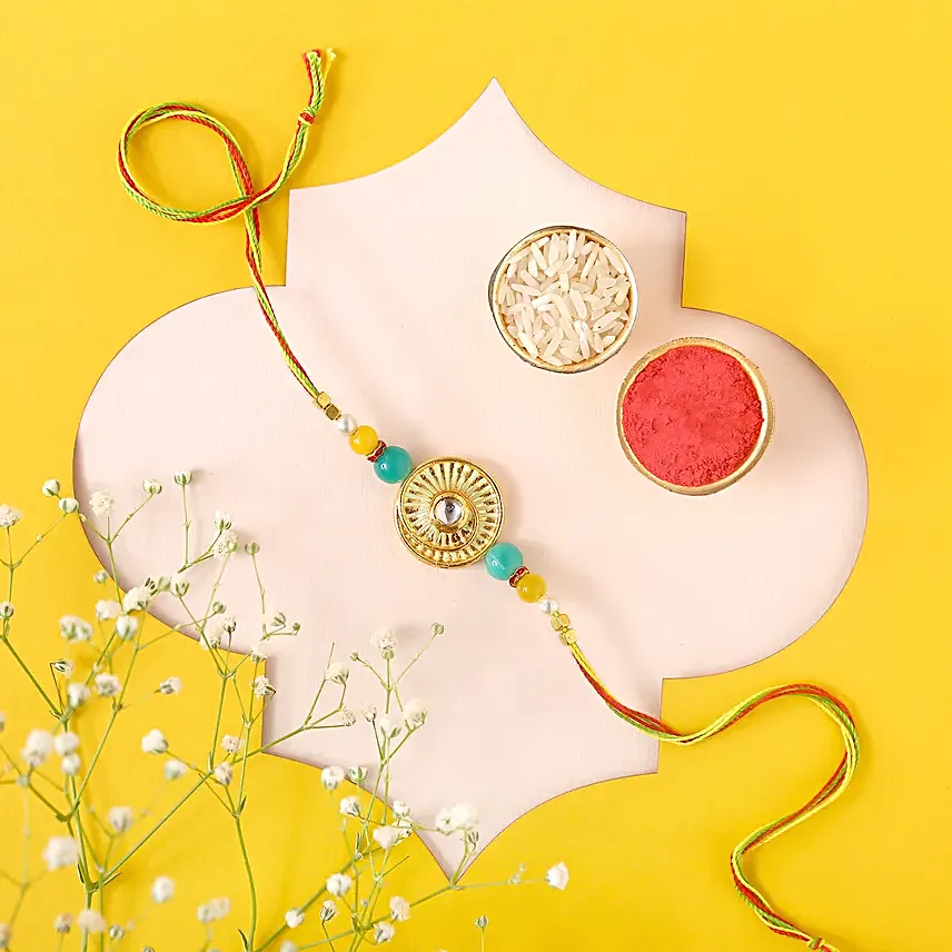Sneh Vibrant Meenakari Rakhi