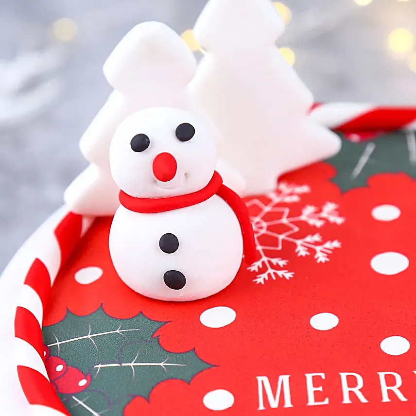 Snowy Christmas Chocolate Cake 1Kg
