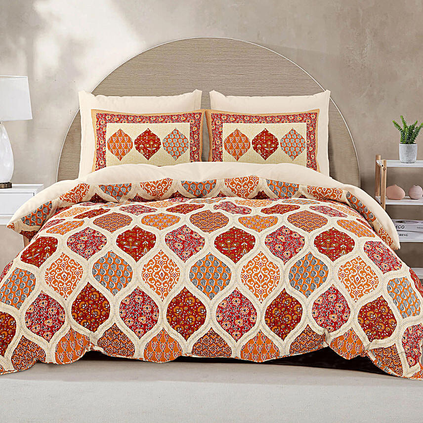 Soft Aura Cotton Bedsheet Set Brown
