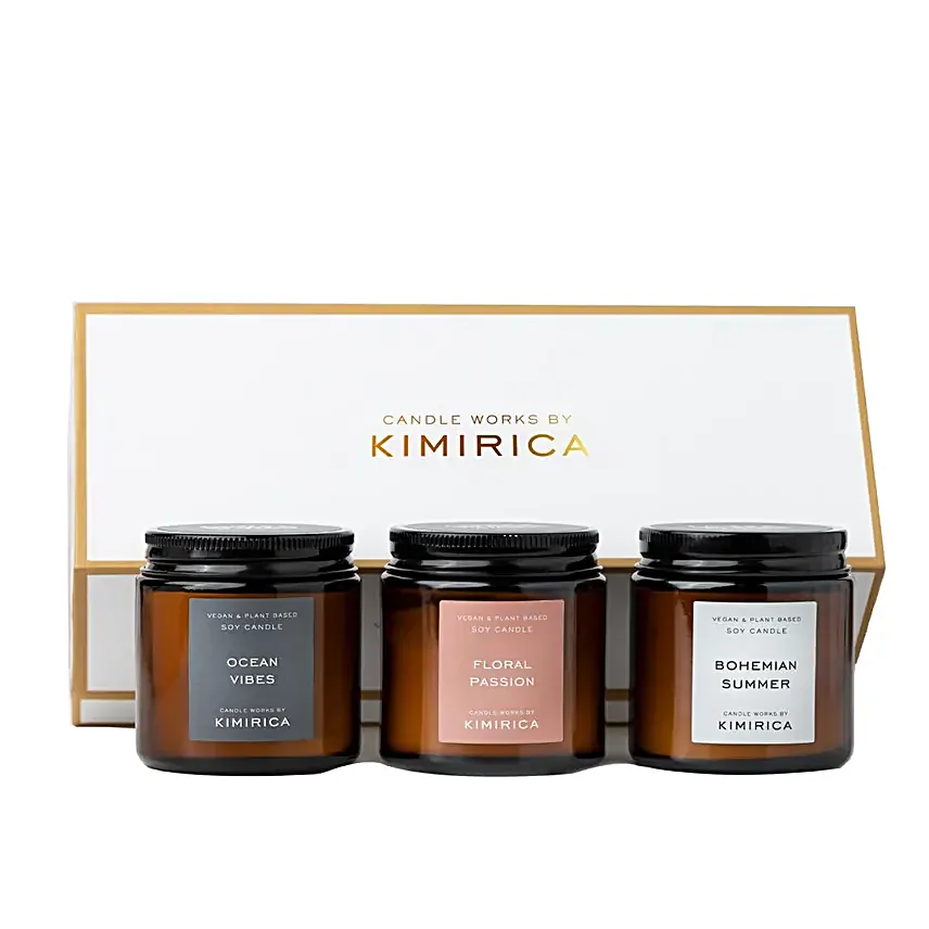 Soy Wax Candle Trio