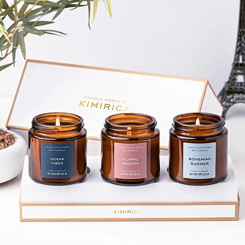 Soy Wax Candle Trio