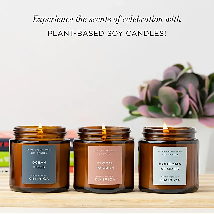 Soy Wax Candle Trio