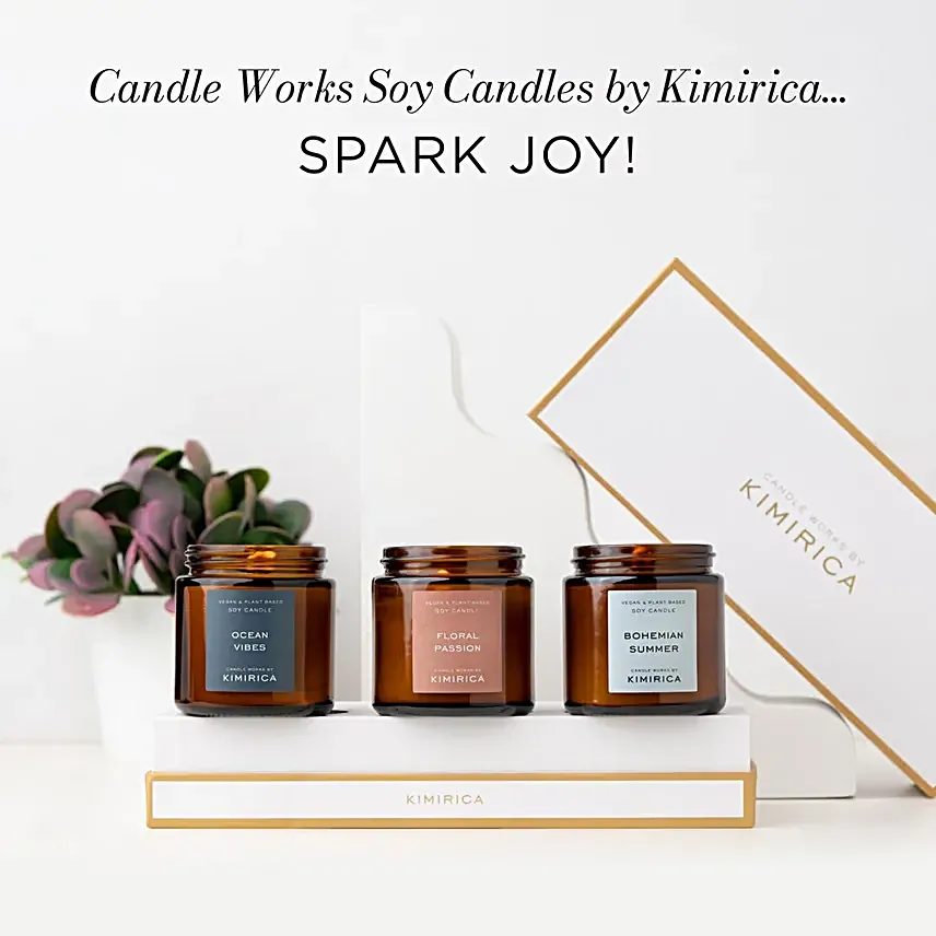 Soy Wax Candle Trio