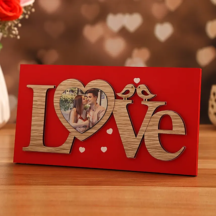 online love frame personalised