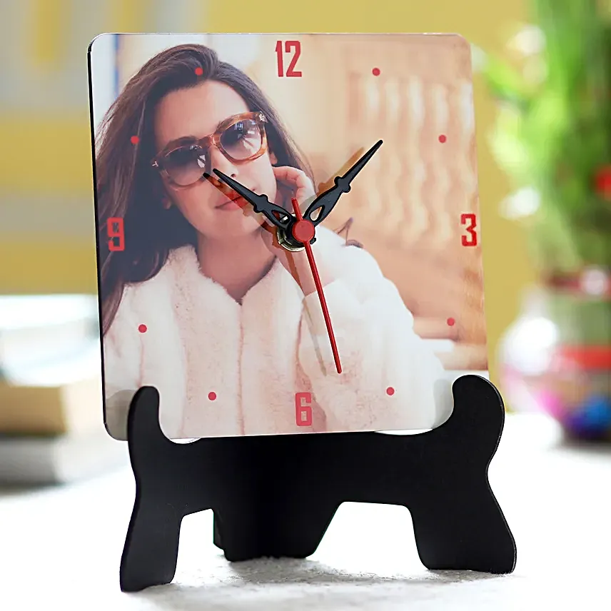 personalised table clock