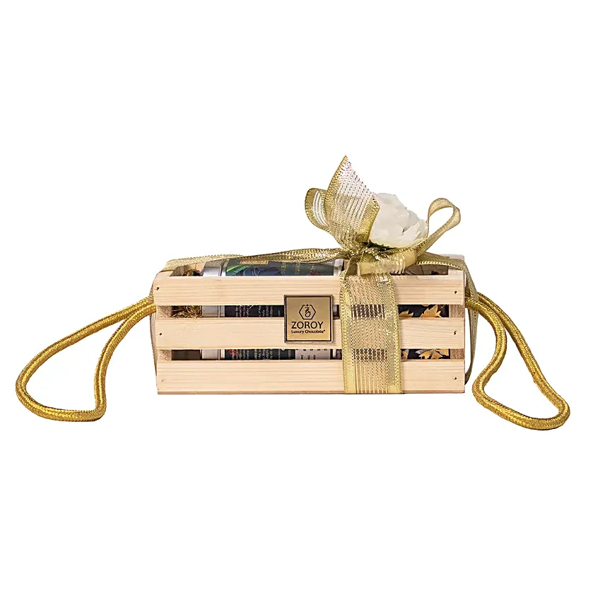 Special Pine Wood Box Gift Hamper