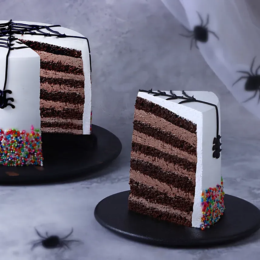 Spider Web Chocolate Cake 1Kg