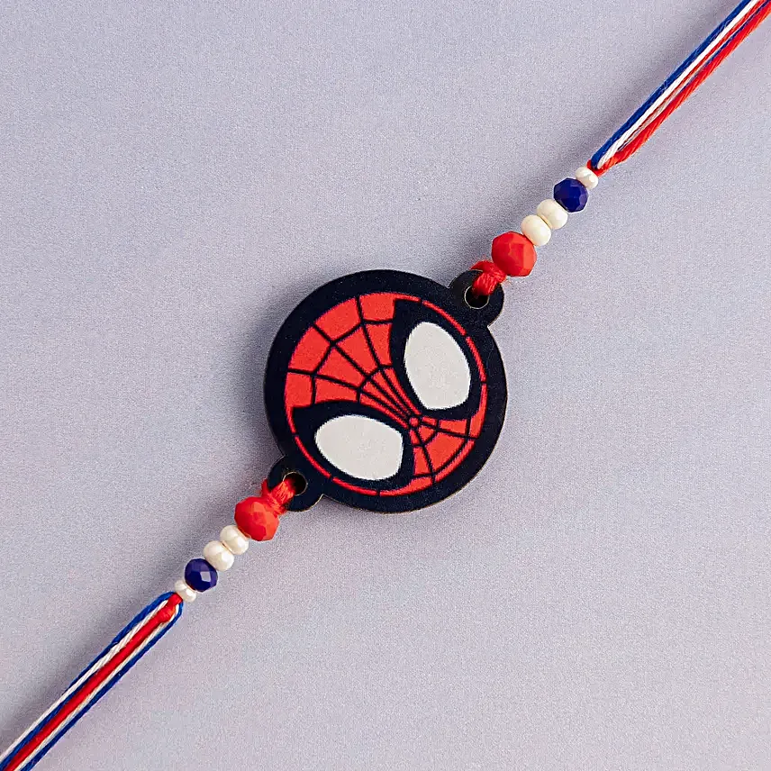 Spider Web Rakhi For Kids N Chocolate Cake