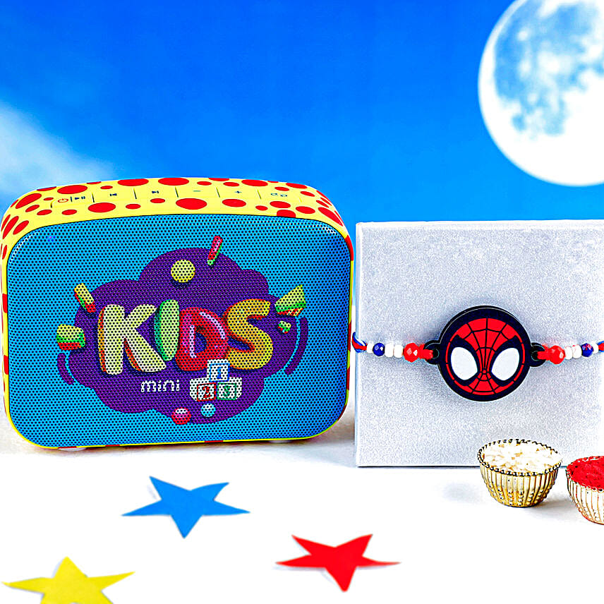Spiderman Mask Rakhi N Mini Saregama Carvaan