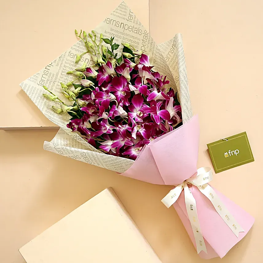 Spring Meadow Orchids Bouquet