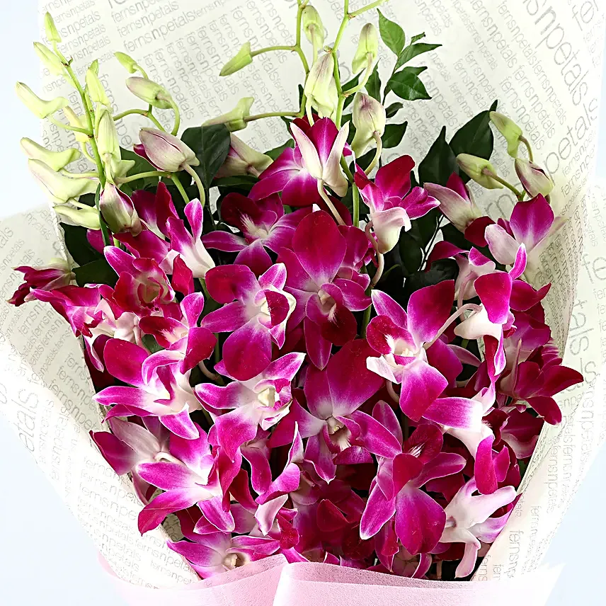 Spring Meadow Orchids Bouquet