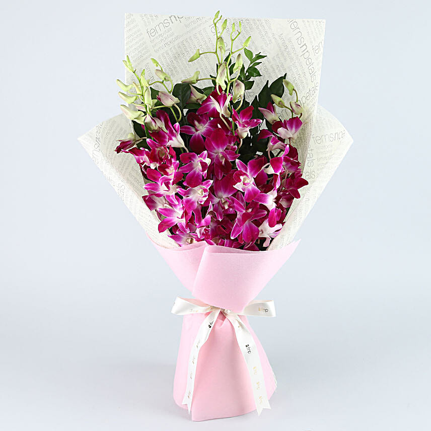 Spring Meadow Orchids Bouquet