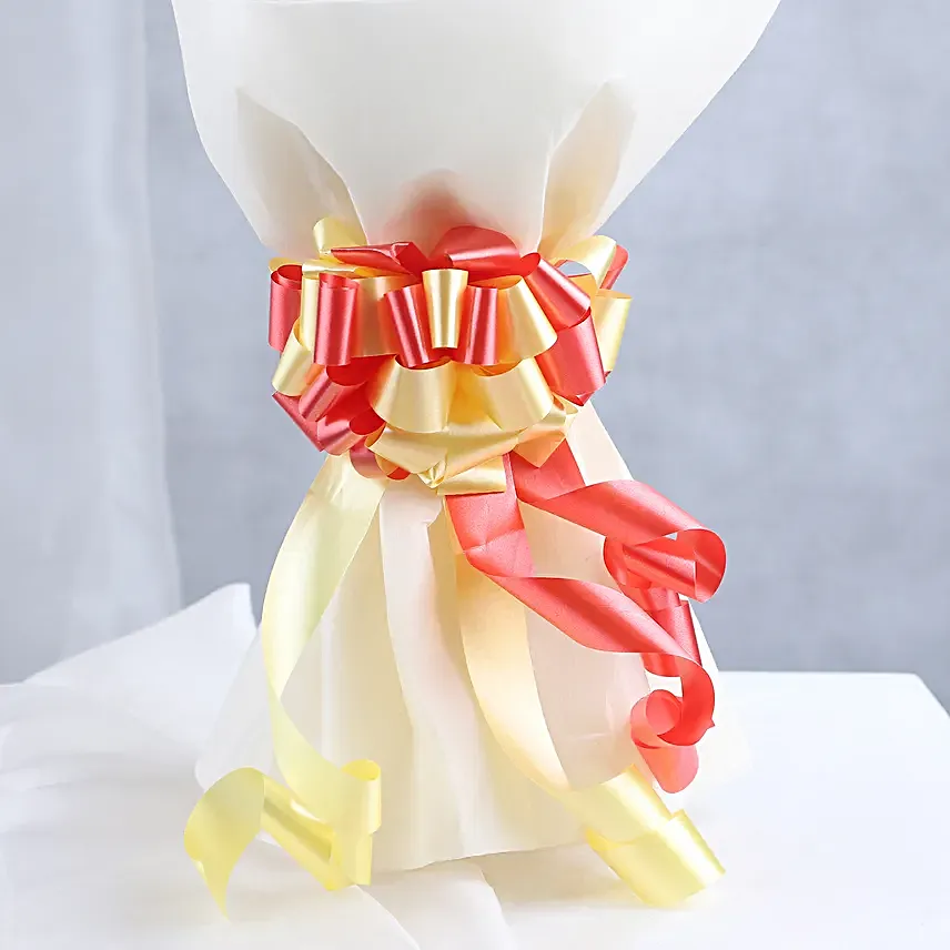 Spring Time Rose Bouquet N Cake Combo