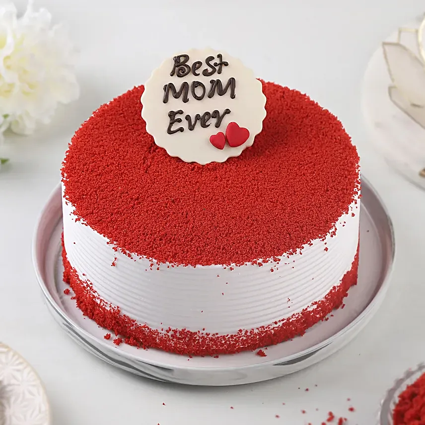 Sprinkle of Love Mom Cake Eggless