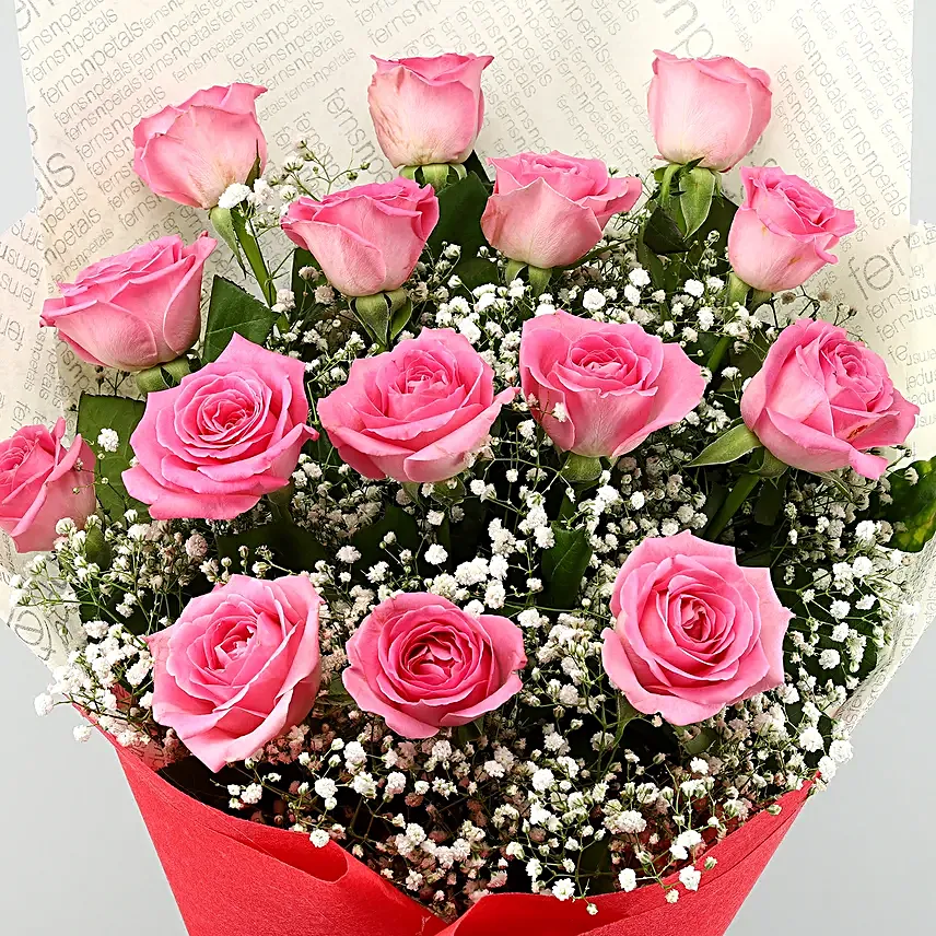 Sprinkled With Love Roses Bouquet