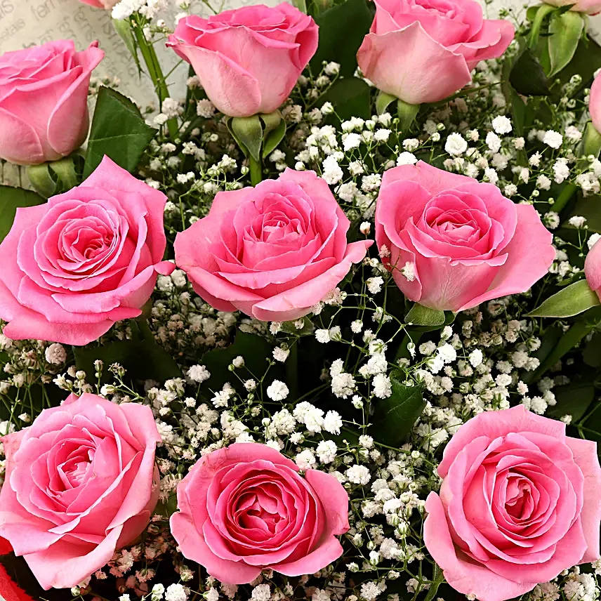 Sprinkled With Love Roses Bouquet
