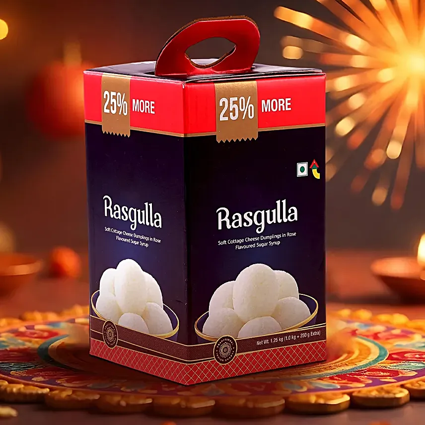 Tin of rasgulla sweets