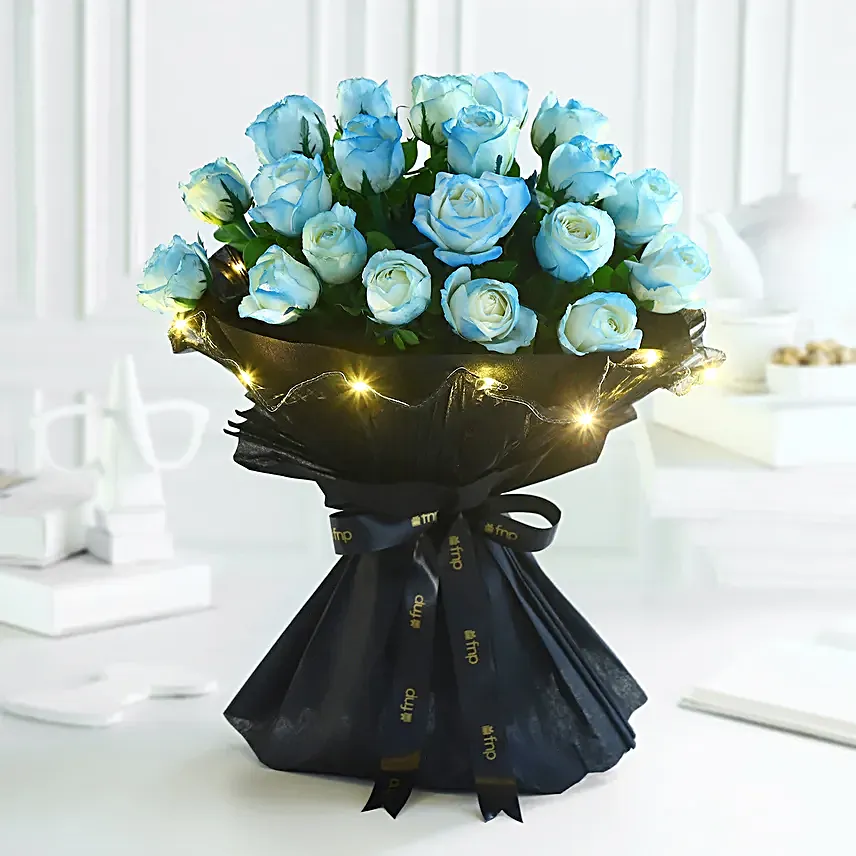 Starry Nightfall Bouquet N Truffle Cake Constellation