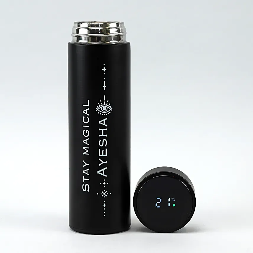 Stay Magical Personalised LED Temperature Bottle