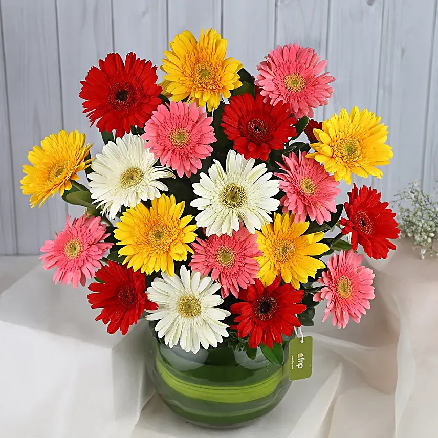Summery Gerbera Blooming Bouquet
