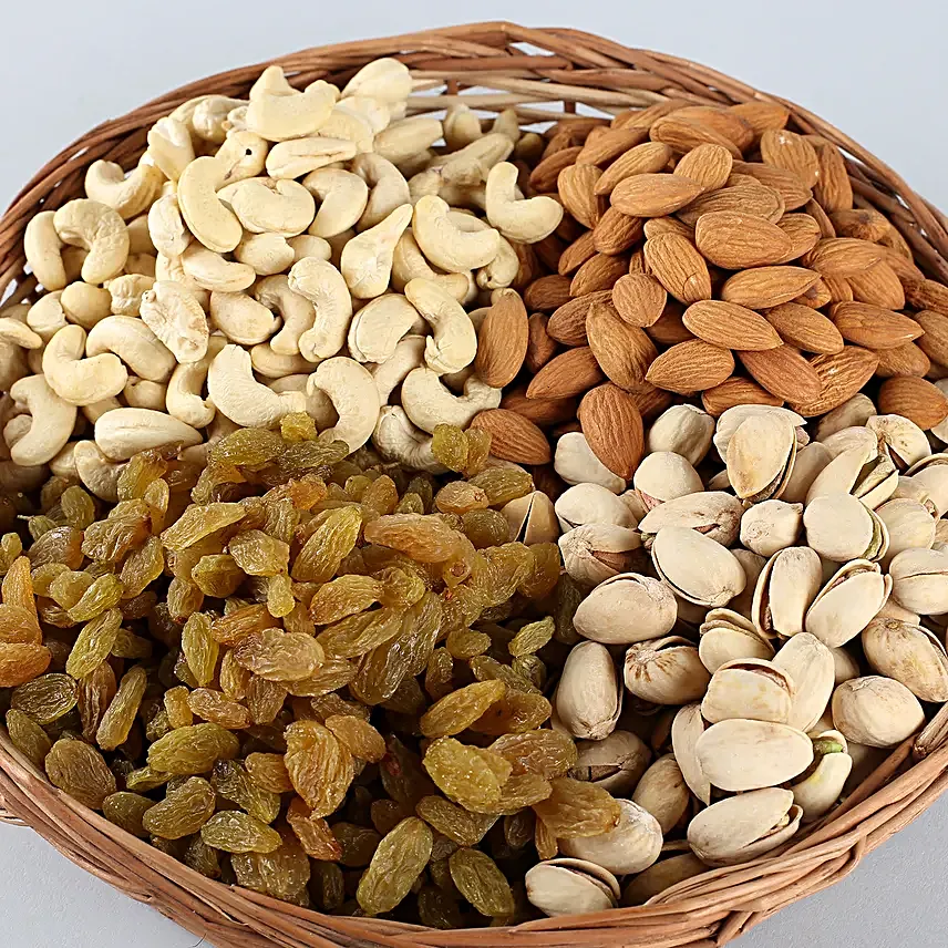 Basket of dry fruits